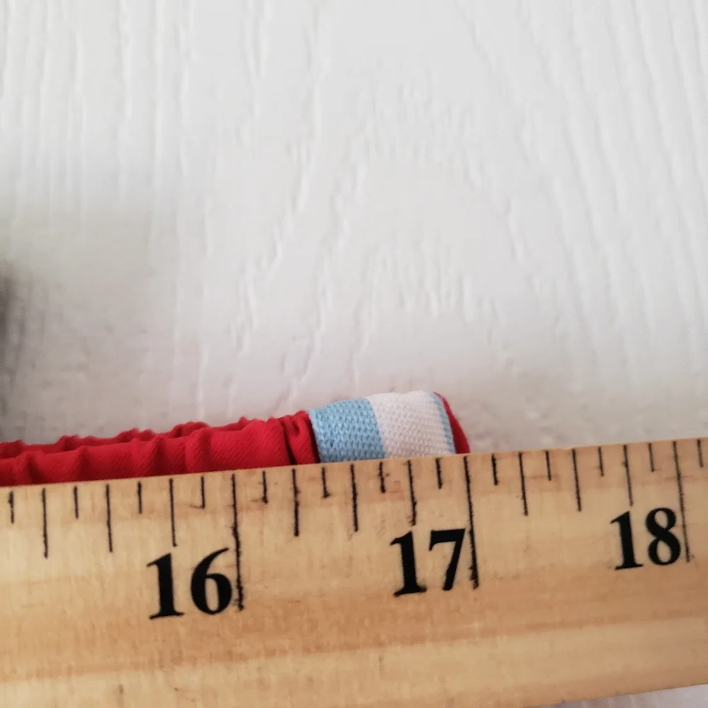 All In Motion Ladies Size XXL Red Track Pants with Blue And White Stripes - Picture 5 of 6